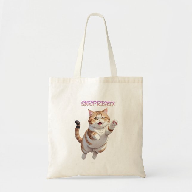 Bolsa Tote Gato de Pulverização (Frente)