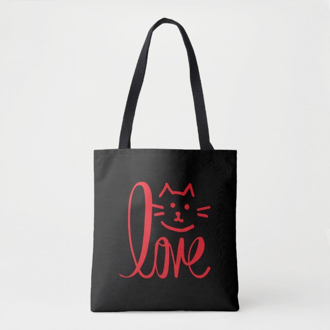 Bolsa Tote Gato de Saco (Frente)