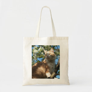 Bolsa Tote Gato de Sahara em uma sacola da árvore