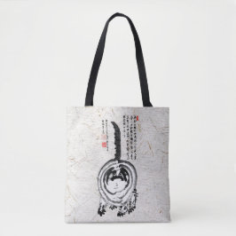 Bolsa Tote Gato De Tabby Japonês Com Brisas Chonky