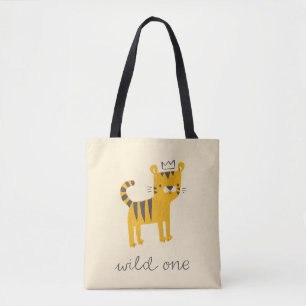 Bolsa Tote Gato de Tigre Selvagem
