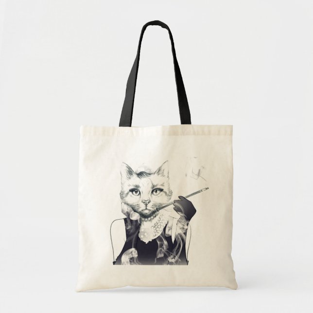 Bolsa Tote Gato do encanto (Frente)