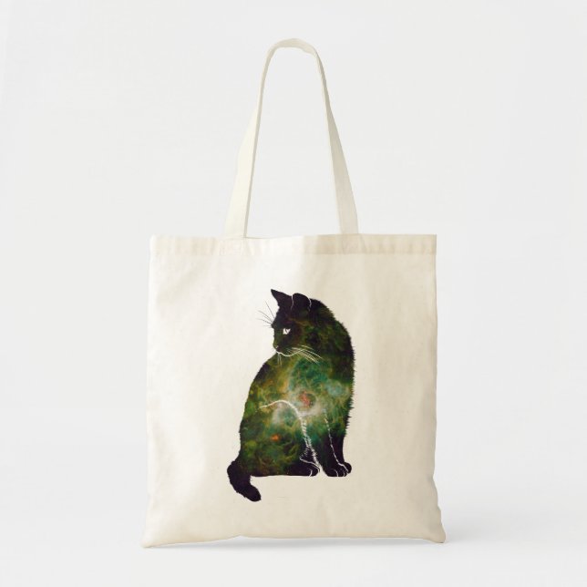 Bolsa Tote Gato do Espaço (Frente)