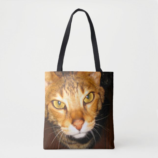 Bolsa Tote Gato do savana (Frente)