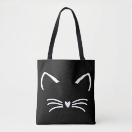 Bolsa Tote Gato Doce Gatinho Face