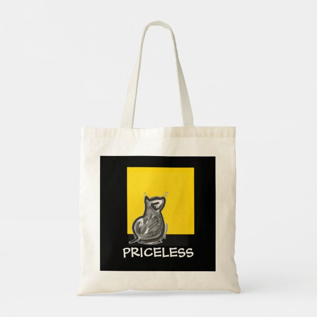 Bolsa Tote Gato Doodle (Verso)