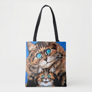 Bolsa Tote Gato e Kitten engraçados, Louis Wain