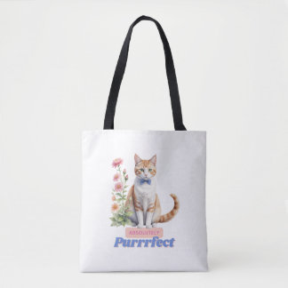 Bolsa Tote Gato encantador "Absolutamente Puro"