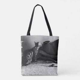 Bolsa Tote Gato encontra guitarra