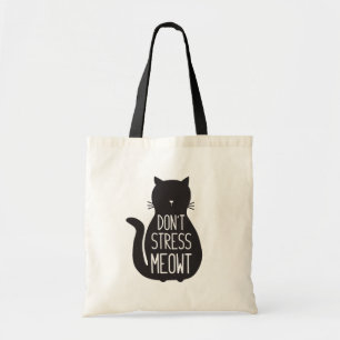 Bolsa Tote Gato Engraçado, Lover não ressaca Meowt