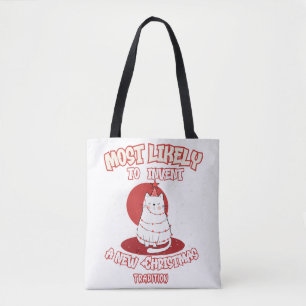 Bolsa Tote Gato Engraçado Mais Provável Para Inventar Um Novo