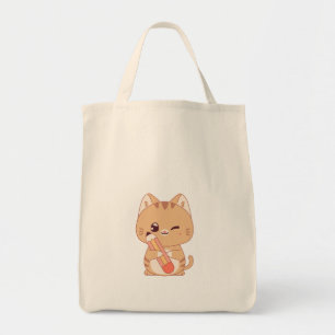 BOLSA TOTE GATO ESTUDANTE DE GATO AMOR DESIGN