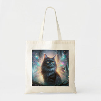 Bolsa Tote Gato Fada Inspirado no Folclore Celta Cat-sìth