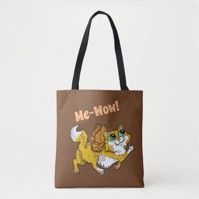 Bolsa Tote Gato Fada Me-Uau! (Frente)