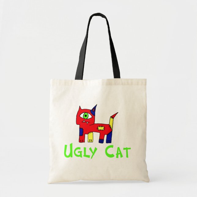 Bolsa Tote Gato feio (Frente)