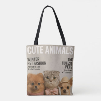 Bolsa Tote gato fofo