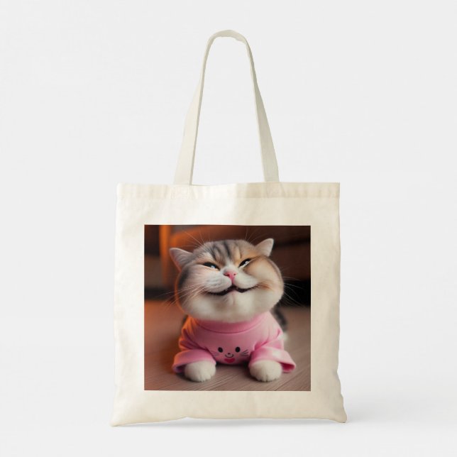 Bolsa Tote Gato Fofo (Verso)