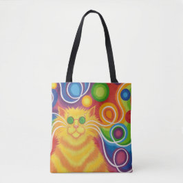 Bolsa Tote Gato-gato-delic por todo o saco
