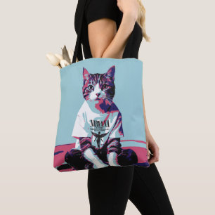 Bolsa Tote Gato Gato Gato Gato