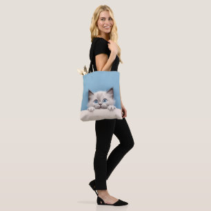 Bolsa Tote Gato Gato Gato Gato Gato Gato-De-Pequim