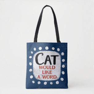 Bolsa Tote Gato Gostaria De Um Saco De Toque