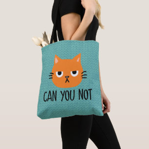 Bolsa Tote Gato irritado não pode ser engraçado?
