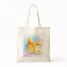 Gato Laranja Atraente com Listras