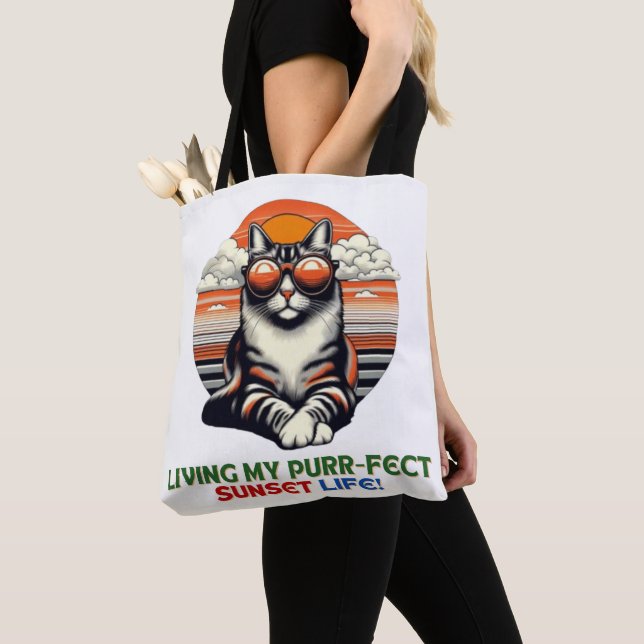 Bolsa Tote Gato Legal Sunset (Close Up)