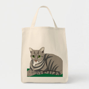 Bolsa Tote Gato Listrado