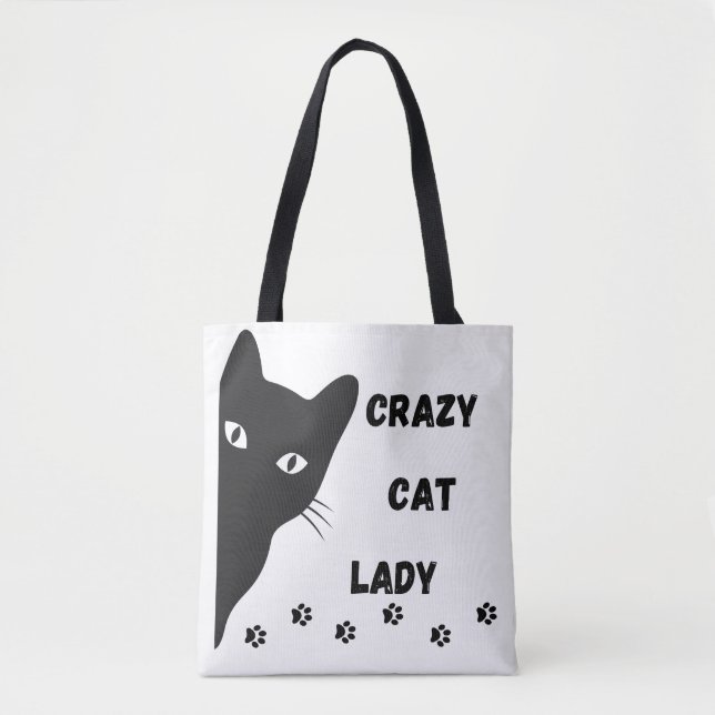 Bolsa Tote Gato Louco (Frente)