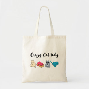 Bolsa Tote Gato Louco e 4 Gatos