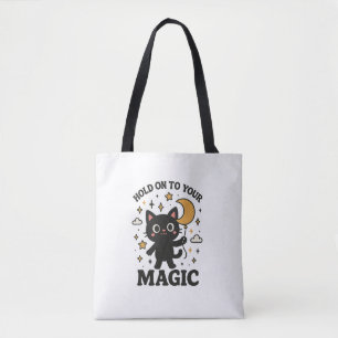 Bolsa Tote Gato Mágico Lua