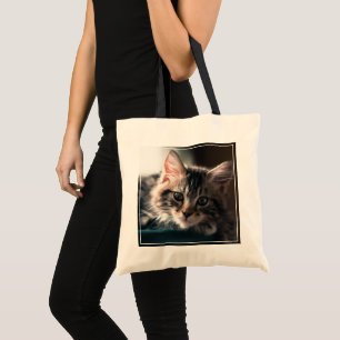 Bolsa Tote Gato malhado doce