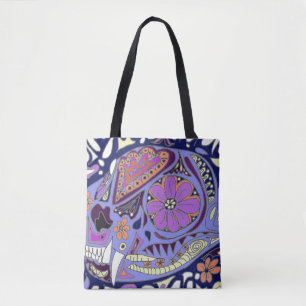 Bolsa Tote Gato modelado colorido