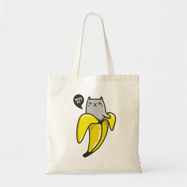 Bolsa Tote Gato na banana (Frente)