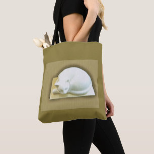 Bolsa Tote Gato na Dourada Caixa Ii