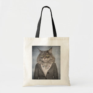 Bolsa Tote Gato na roupa