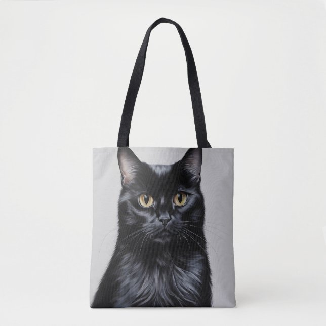 Bolsa Tote Gato Negro (Frente)