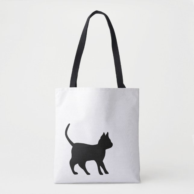 Bolsa Tote Gato Negro (Frente)