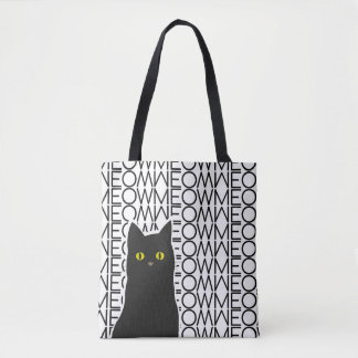 Bolsa Tote Gato Negro