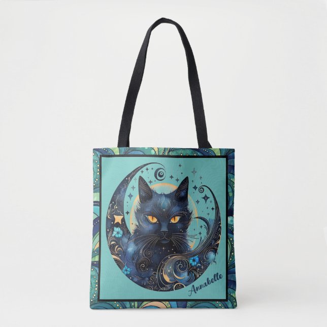 Bolsa Tote Gato Negro e Bag Celestial