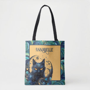 Bolsa Tote Gato Negro e Bag Celestial
