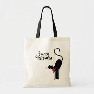 Bolsa Tote Gato Negro Halloween