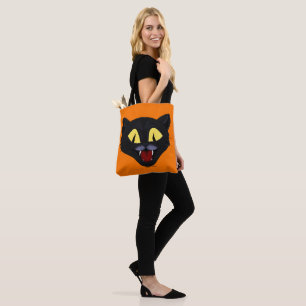 Bolsa Tote Gato Negro Halloween