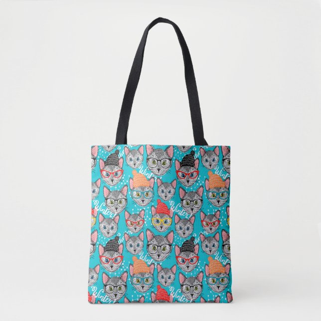 Bolsa Tote Gato no chapéu (Frente)