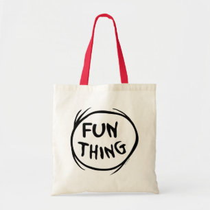 Bolsa Tote Gato no Chapéu   Coisa 1 Coisa 2 - Coisa Divertida