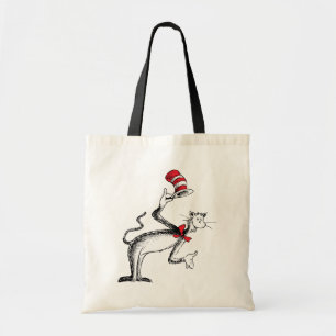 Bolsa Tote Gato no Chapéu Faz Uma Reverência