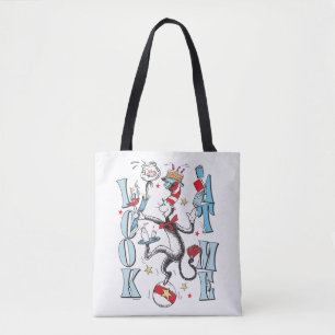 Bolsa Tote Gato no Chapéu   Olhe Para Mim