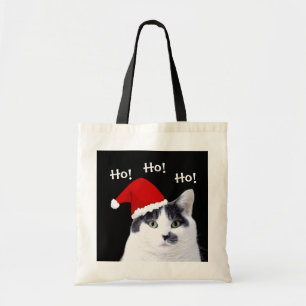 Bolsa Tote Gato no Natal