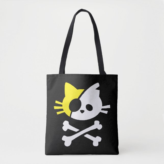 Bolsa Tote Gato Pirata Gato (Frente)